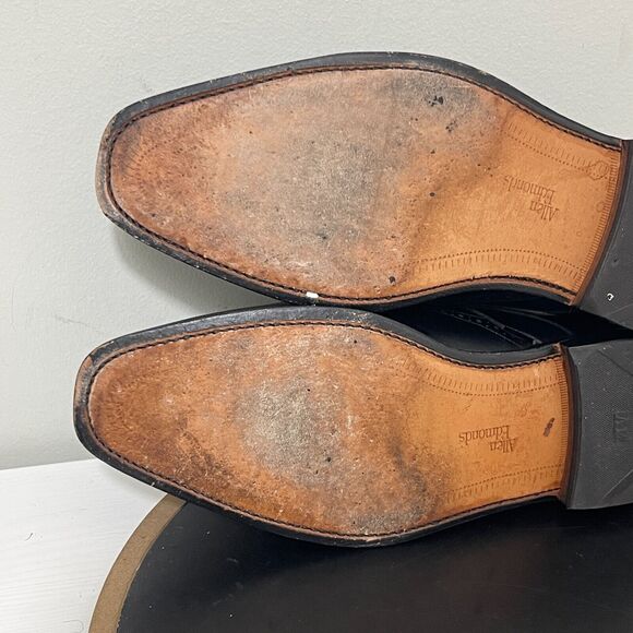 Allen Edmonds Bel Air Shoes Men 10 3E Wingtip Oxford Black Leather Luxury main image 7